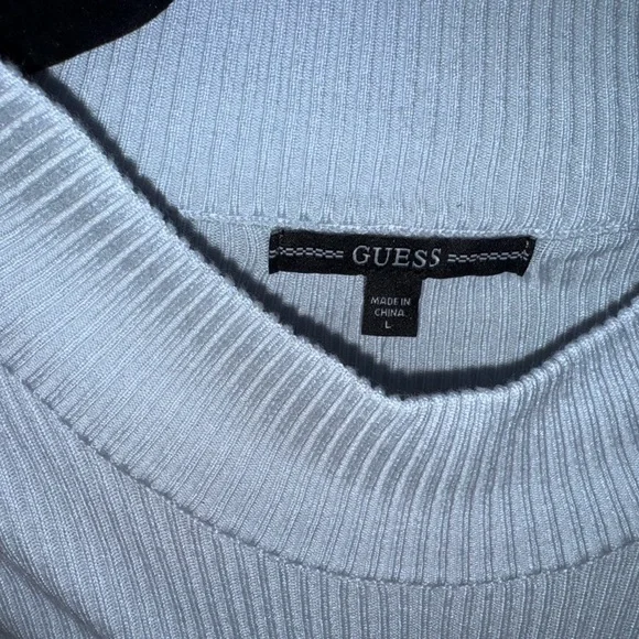 Chic Light Blue Top with Heart Accent - Picture 4 of 6